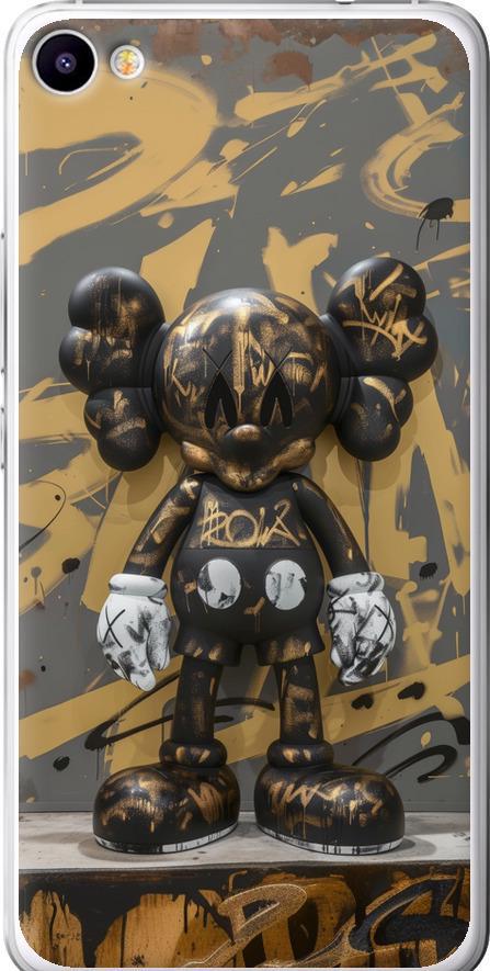 Чехол на Meizu U20 Bronze kaws (6097t-416-42517) Чехол на Meizu U20 Bronze kaws (6097t-416-42517)