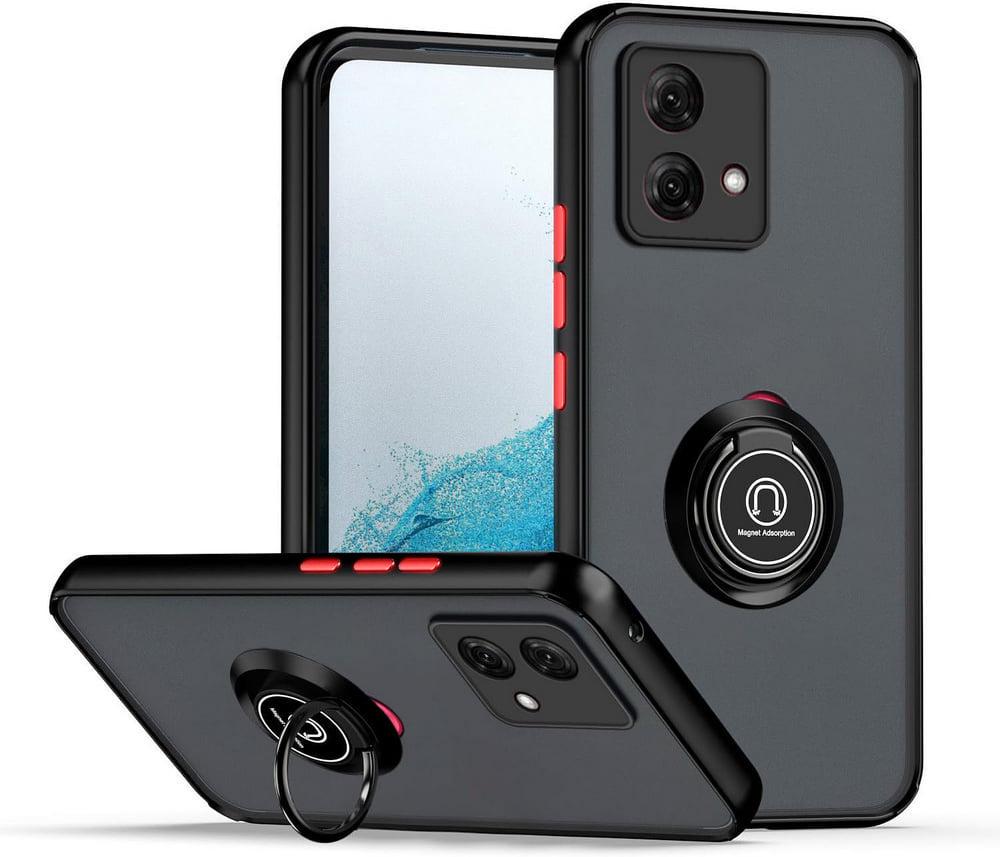 Защитный чехол MatteLuxe Motorola G84 (с кольцом) Black (38253-2B)