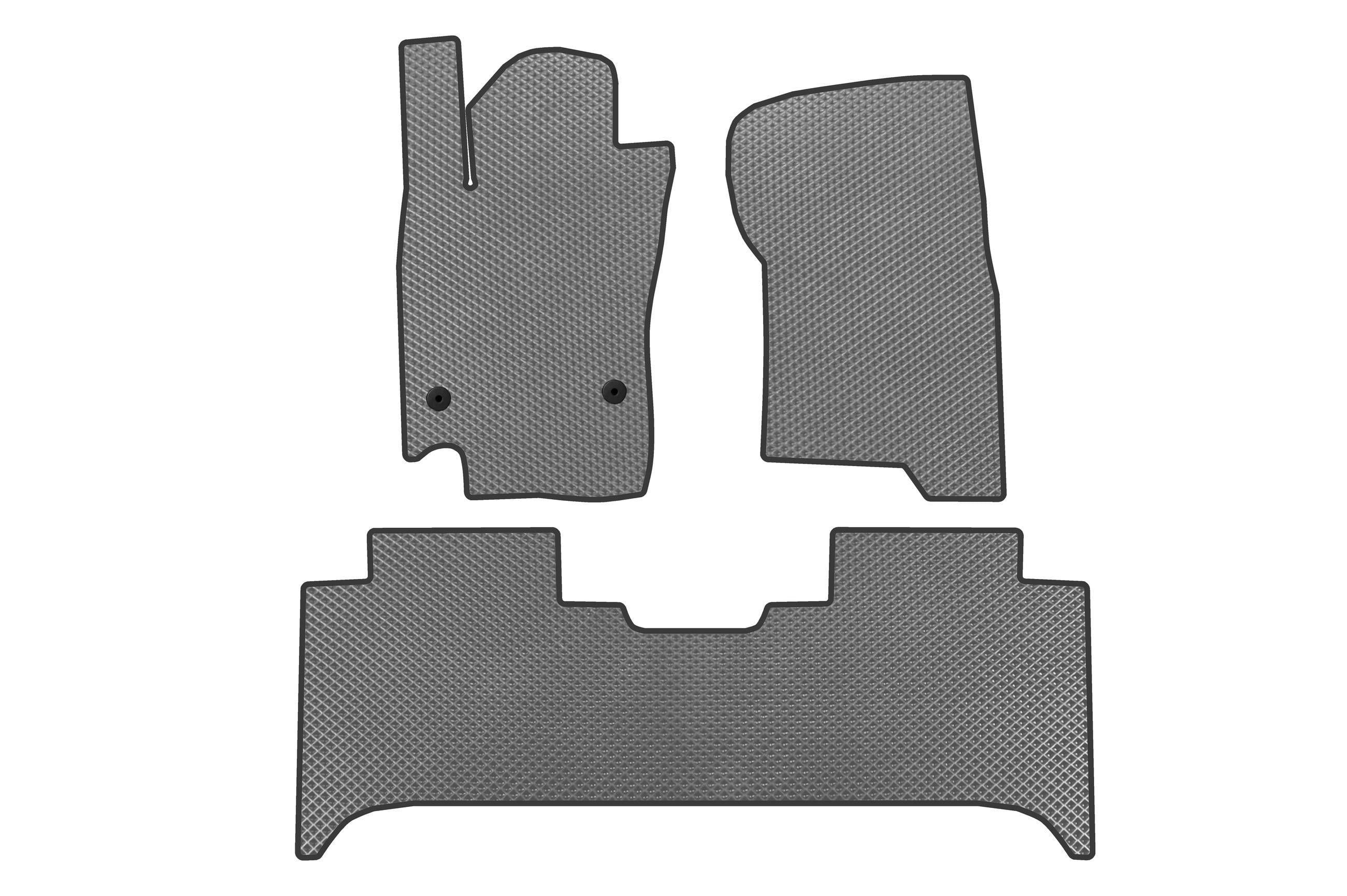 Коврики автомобильные Digital Designs EVA V2 для Mercedes X class 2017-2020 гг. этилвинилацетат Серый (183980)