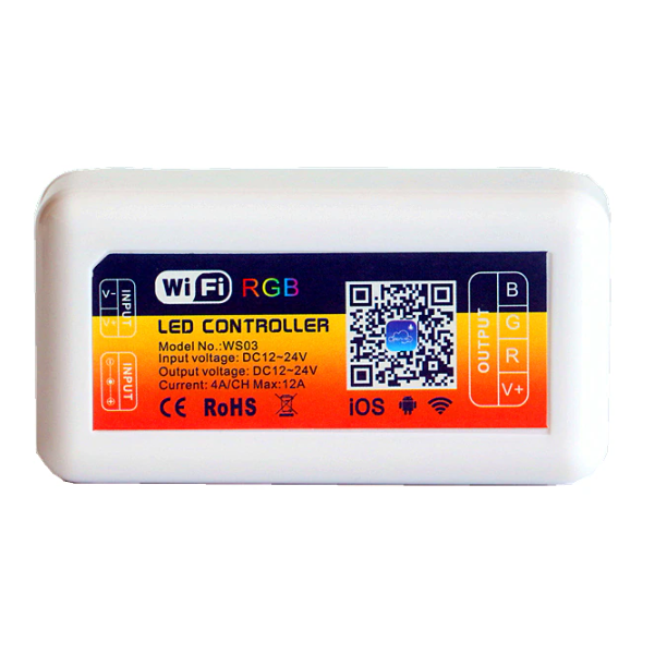Контроллер RGB ленты WiFi с Google Assistant 144 Вт (28438)