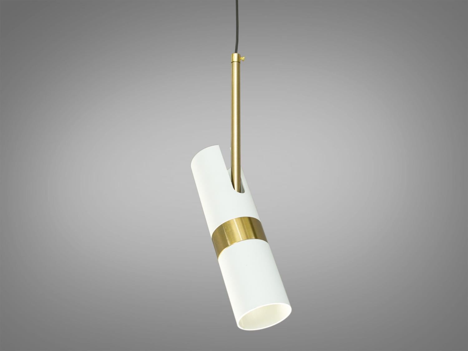 Подвесной светильник на лампу GU10 Бело-золотой (BO-5065WH+G)