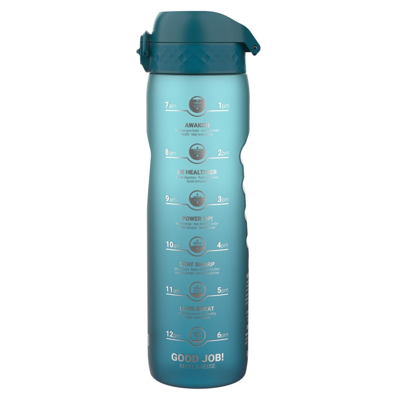 Бутылка для воды ION8 BPA 1000 мл Teal & Blue (I8RF1000PTBMOT)