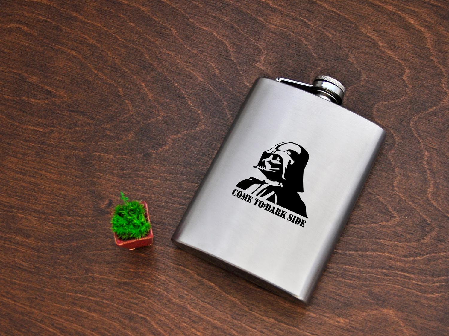 Фляга для алкоголя WoodPresentStudio Дарт Вейдер 240 мл