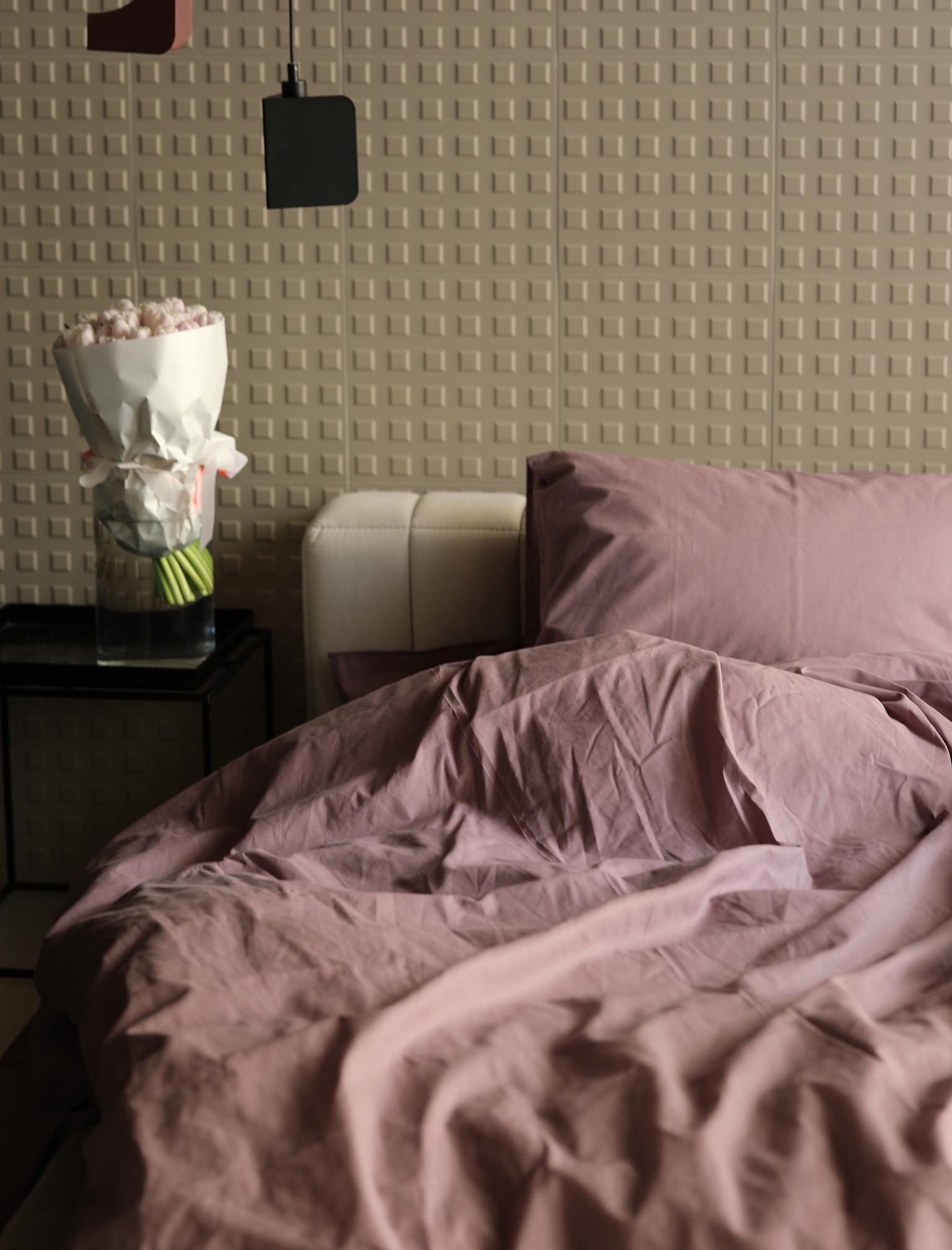 Комплект постельного белья полуторный Amore Glux-1038 бязь Сиреневый (KPB-A1,5-Glux-1038(50x70)_) - фото 8 Комплект постельного белья полуторный Amore Glux-1038 бязь Сиреневый (KPB-A1,5-Glux-1038(50x70)_) - фото 8