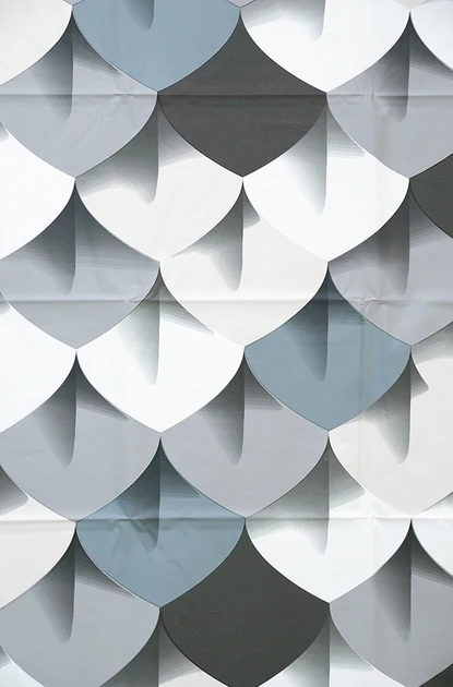 Шторка для ванной комнаты Woko HOLLY с 12 кольцами 180х180 см (WK7532A) - фото 4