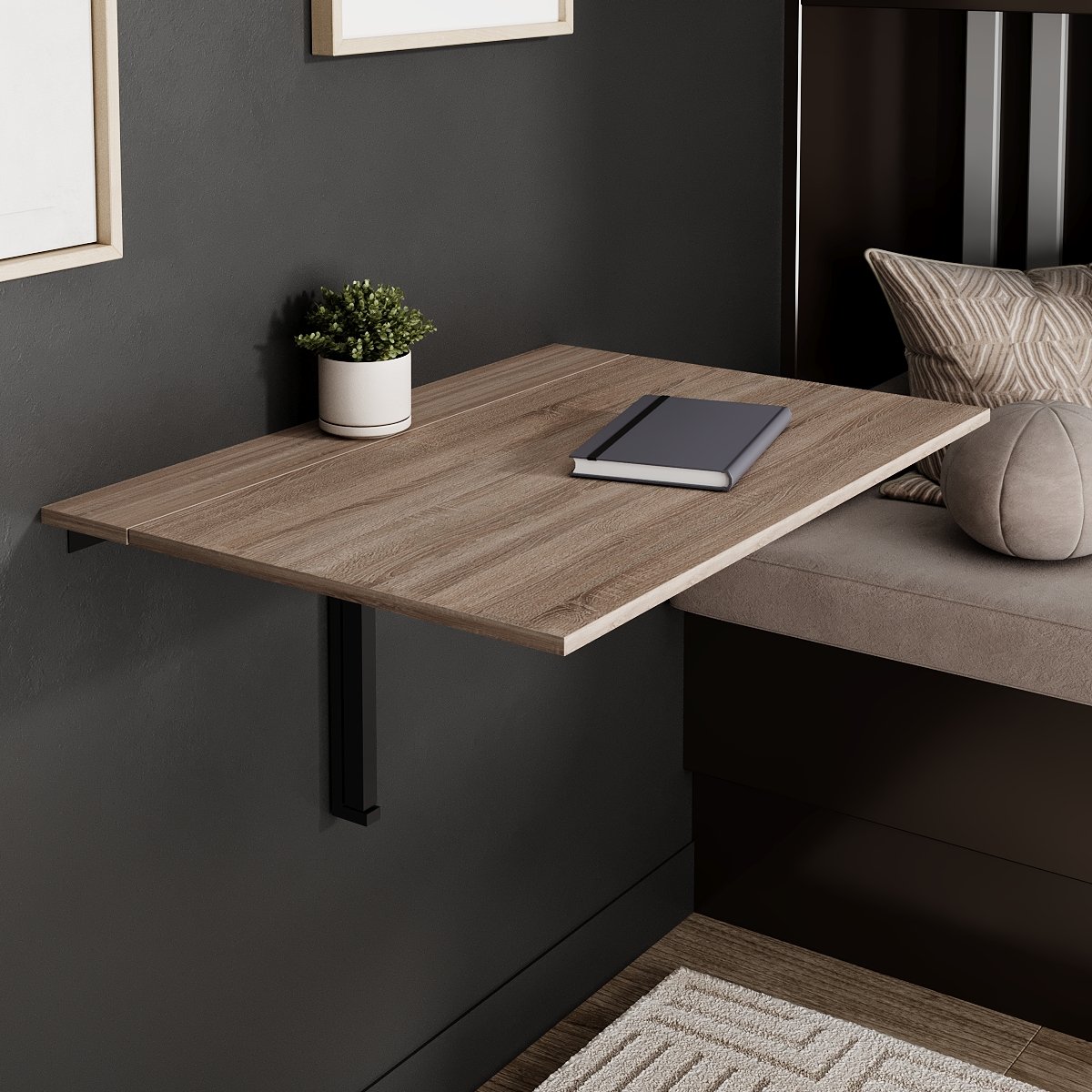 Стол-трансформер ART IN HEAD Mini 900x120 мм Дуб винтаж оксид (TB20090000030) - фото 3 Стол-трансформер ART IN HEAD Mini 900x120 мм Дуб винтаж оксид (TB20090000030) - фото 3