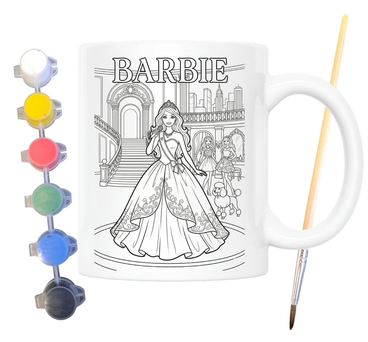 Набор для творчества Кружка-раскраска Барби (КР0230)