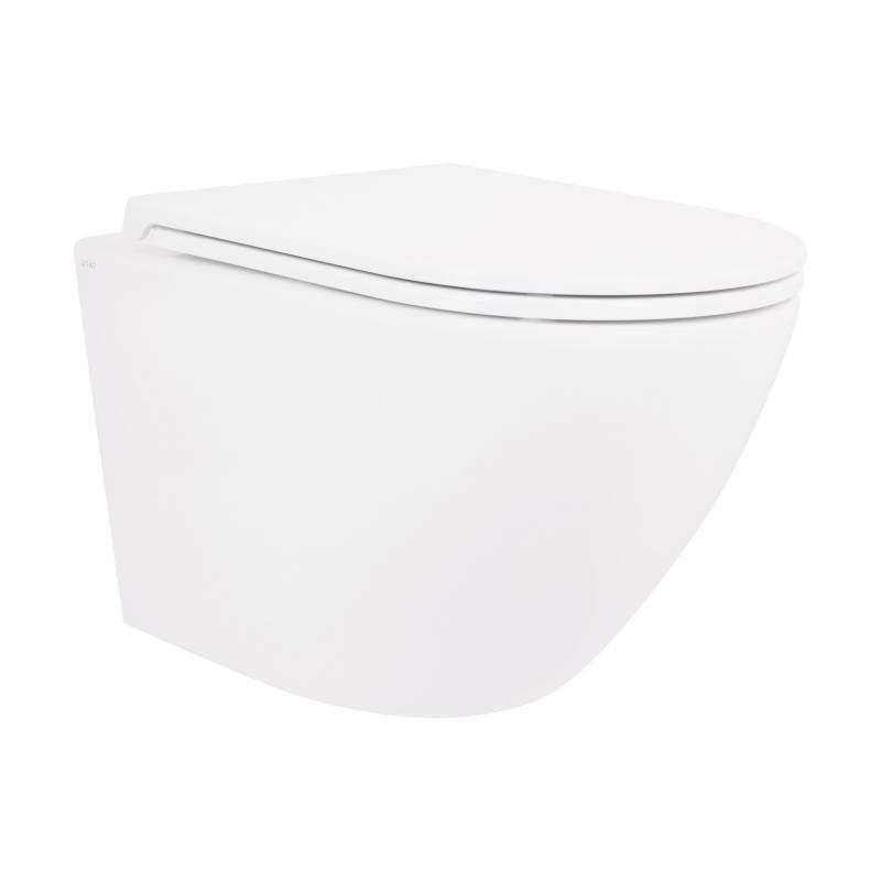 Унитаз подвесной Qtap Robin безобедочный с сиденьем Soft-close QT1333046ENRW (2696042264)