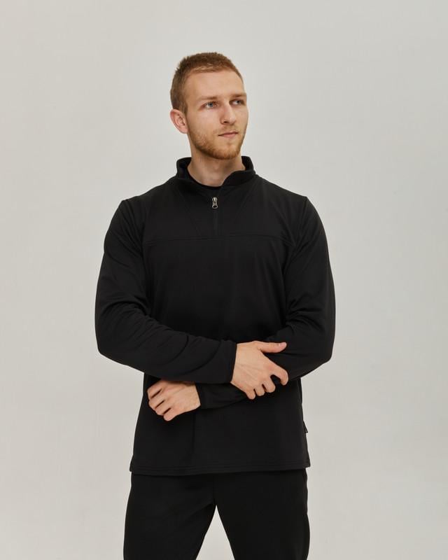 Кофта спортивная мужская ThermoX Combat Therm L Черный - фото 1