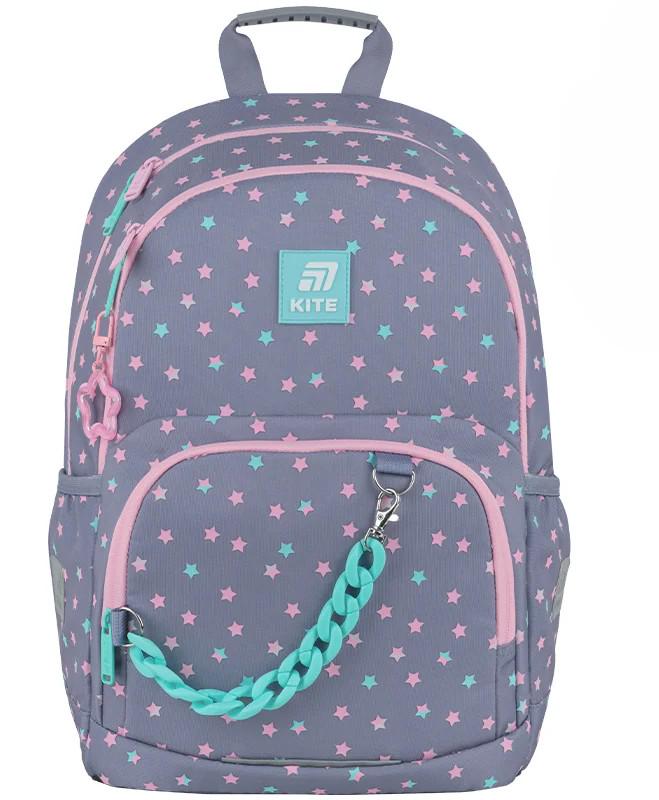Школьный рюкзак KITE Education Kawaii Stars Фиолетовый (K25-585M-2)