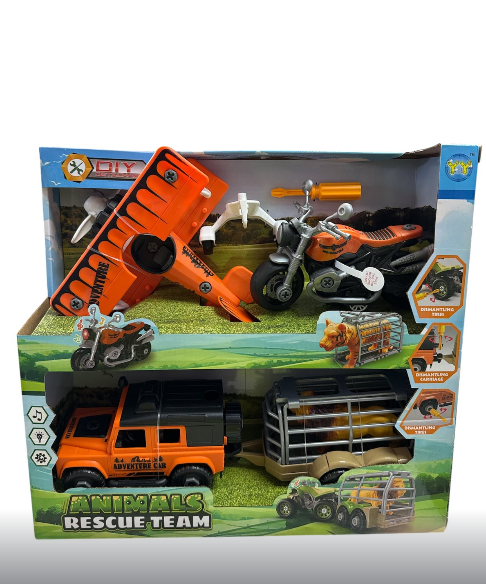 Набір техніки MY 3606-1 звуки підсвічування та інерційний механізм