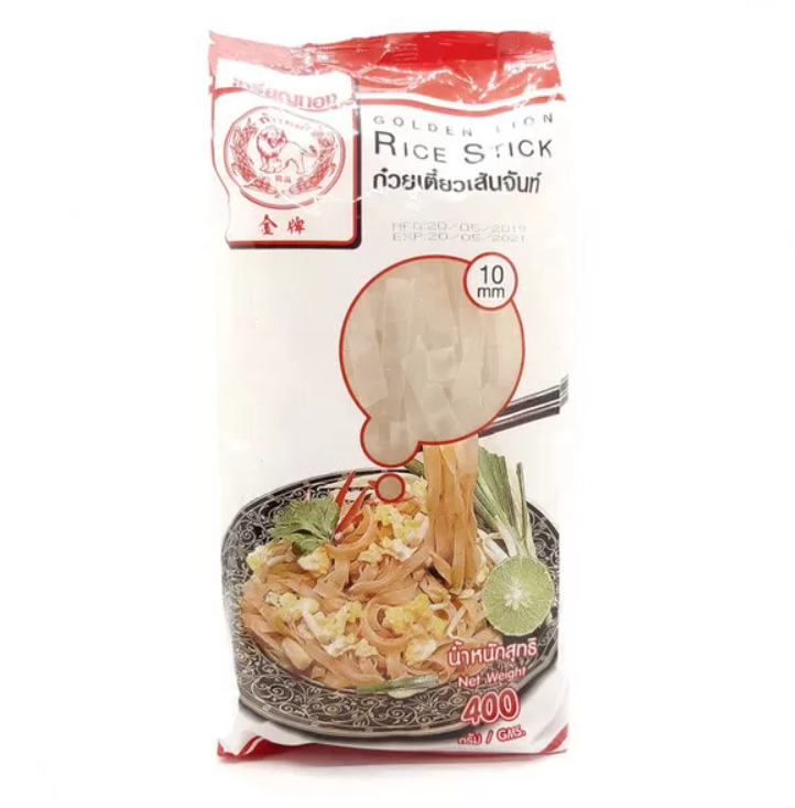 Лапша рисовая Golden Lion Rice Stick 10 мм 400 г