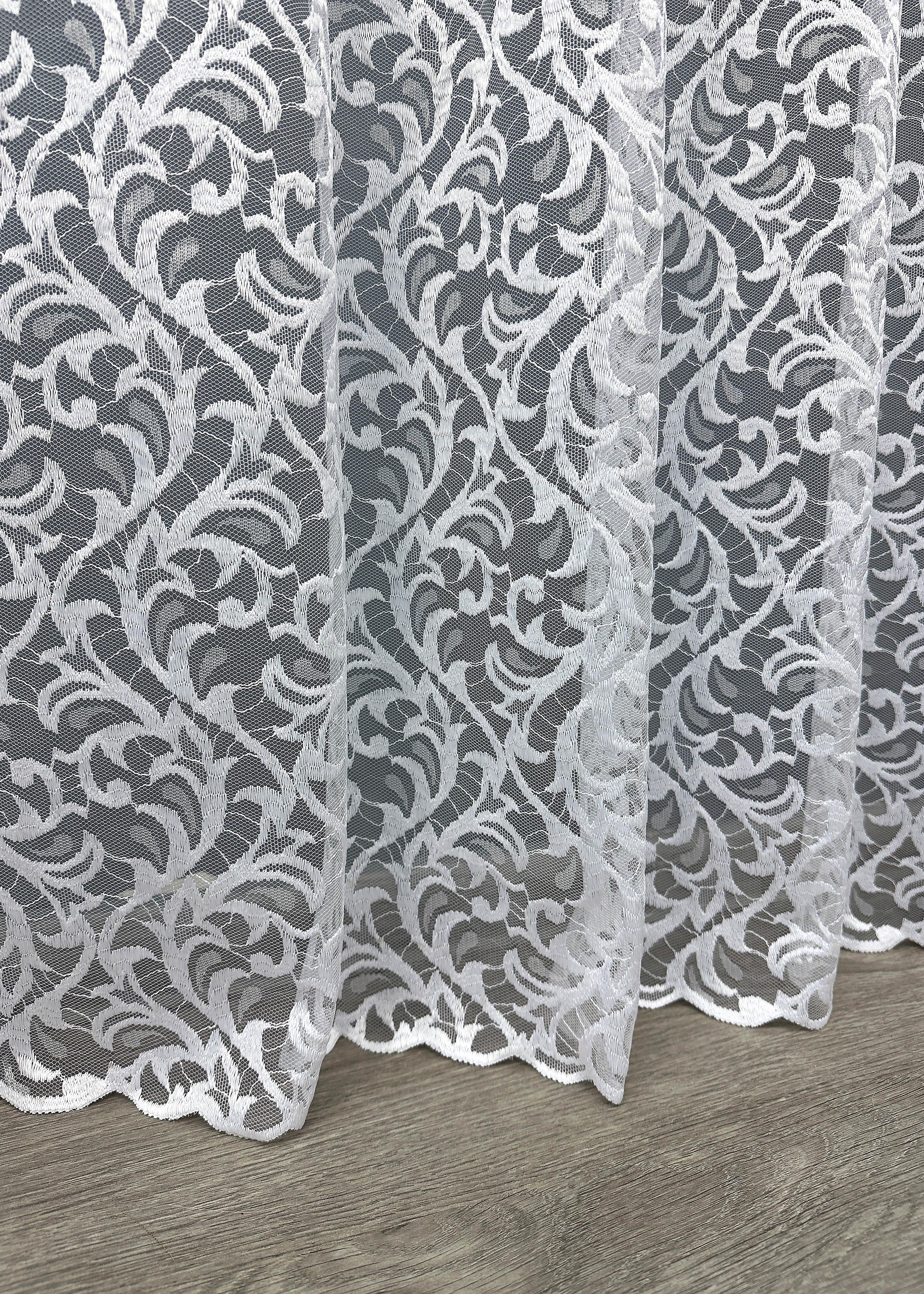 Тюль VR-Textil 1586т Гипюр 300х270 см Белый (42-0546) - фото 8