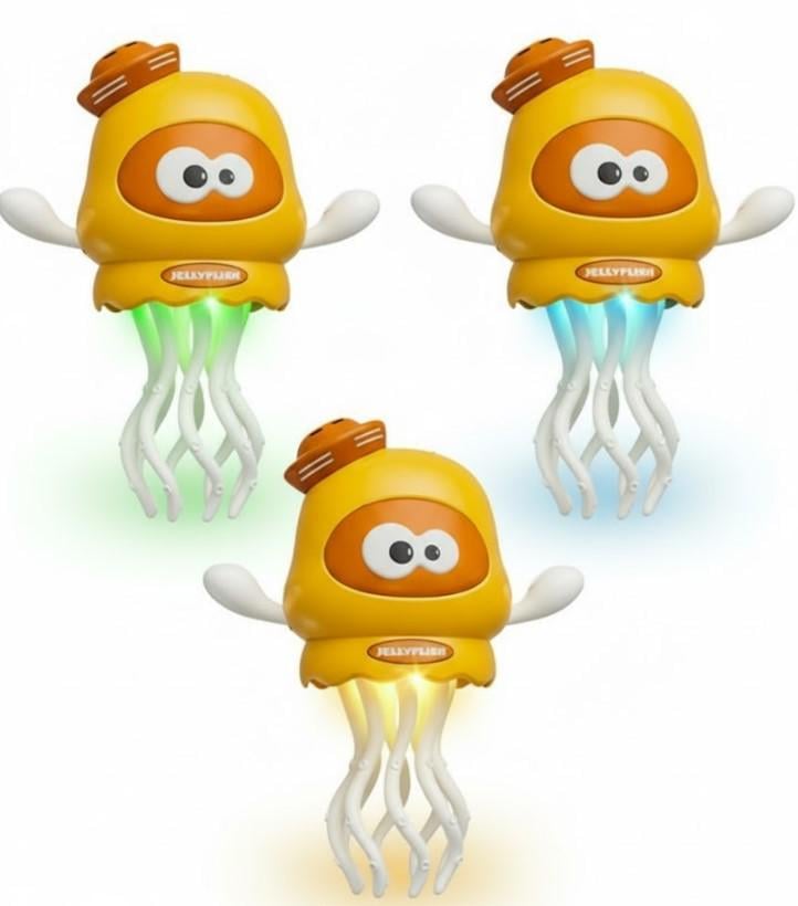 Набір дитячих іграшок Dancing Octopus Танцюючий Восьминіг 3 шт. 11 см Жовтий (2104618772) - фото 13