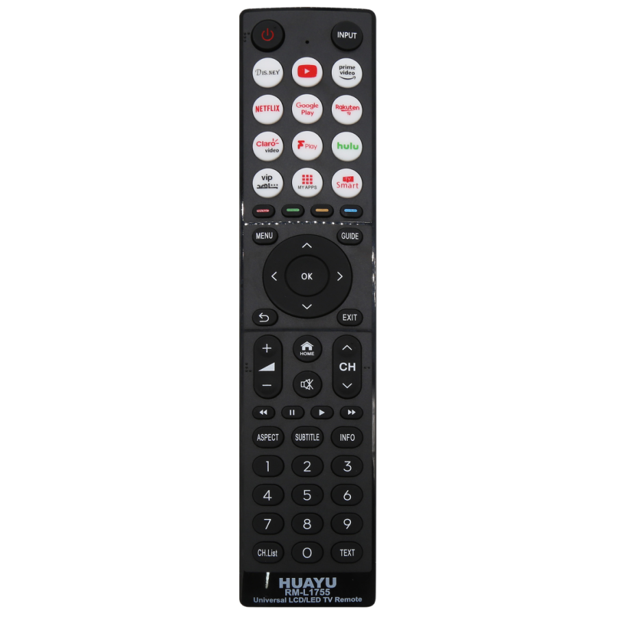 Пульт для телевизора Huayu RM-L1755 мультибрендовый (5123)