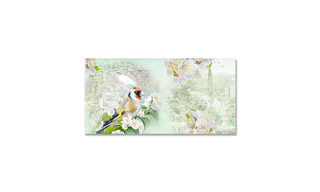 Наклейка виниловая на стол Zatarga Птицы в саду 600х1200 мм (1274514210)