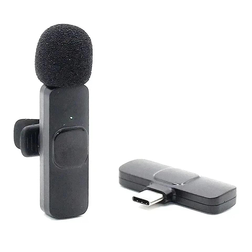 Микрофон петличный беспроводной K8 с шумоподавлением для Android и iPhone (18175519)