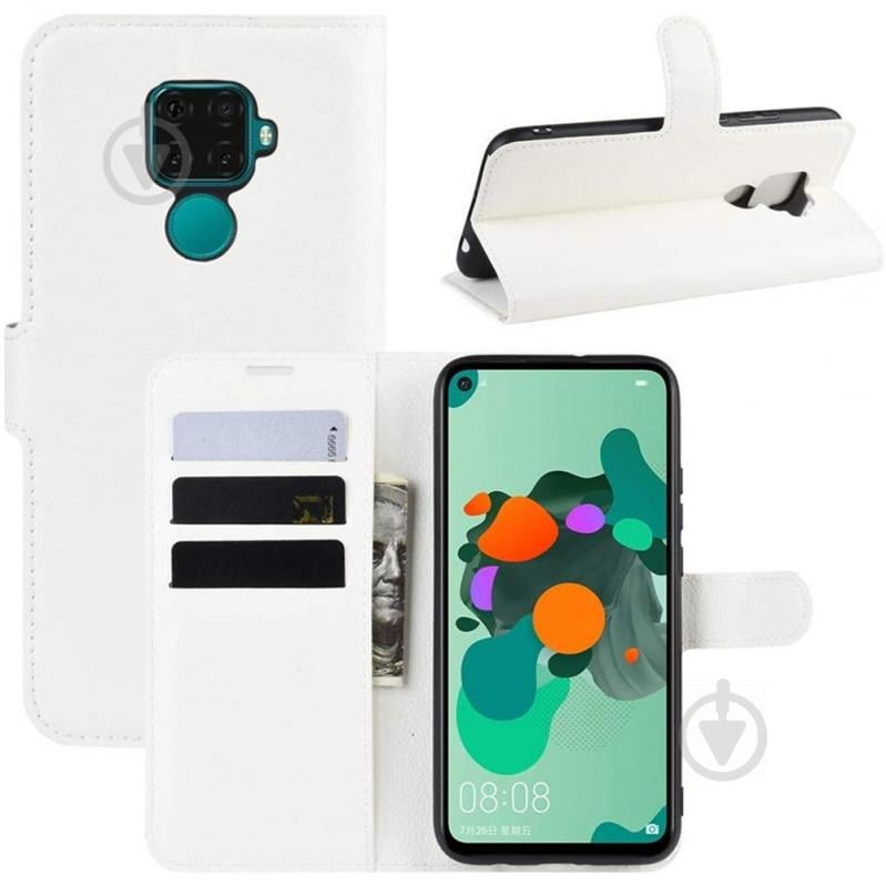 Чехол-книжка Litchie Wallet для Huawei Mate 30 Lite / Nova 5i Pro White (hub_UIaO81534) - фото 2