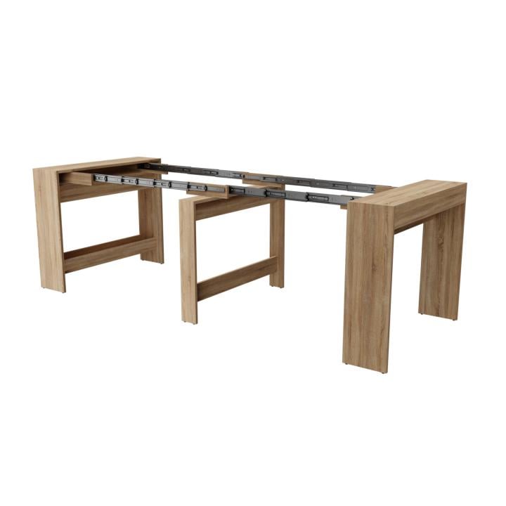 Стіл обідній Неман Пітон Лайт розсувний ЛДСП Дуб сонома - фото 5 Стіл обідній Неман Пітон Лайт розсувний ЛДСП Дуб сонома - фото 5