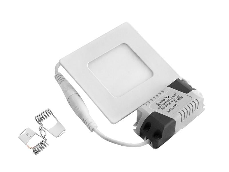 Светильник светодиодный врезной Downlight 3 Вт 6400К квадратный (918)