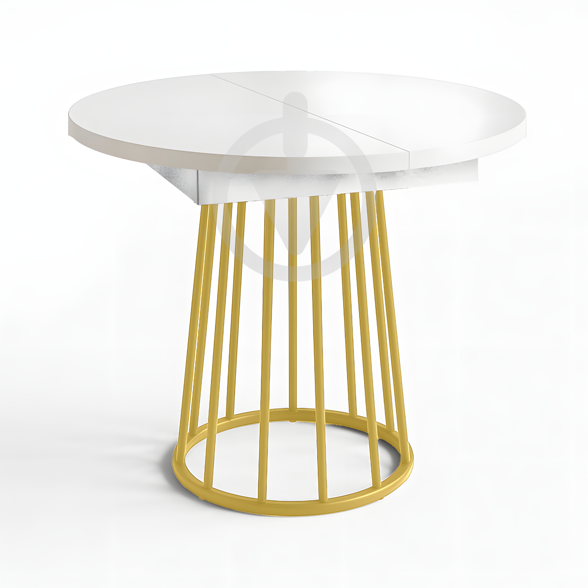 Стол кухонный раскладной RoMax Elegant Slide 80x80/110x80 см Loft Белая Аляска/Золотой - фото 1 Стол кухонный раскладной RoMax Elegant Slide 80x80/110x80 см Loft Белая Аляска/Золотой - фото 1