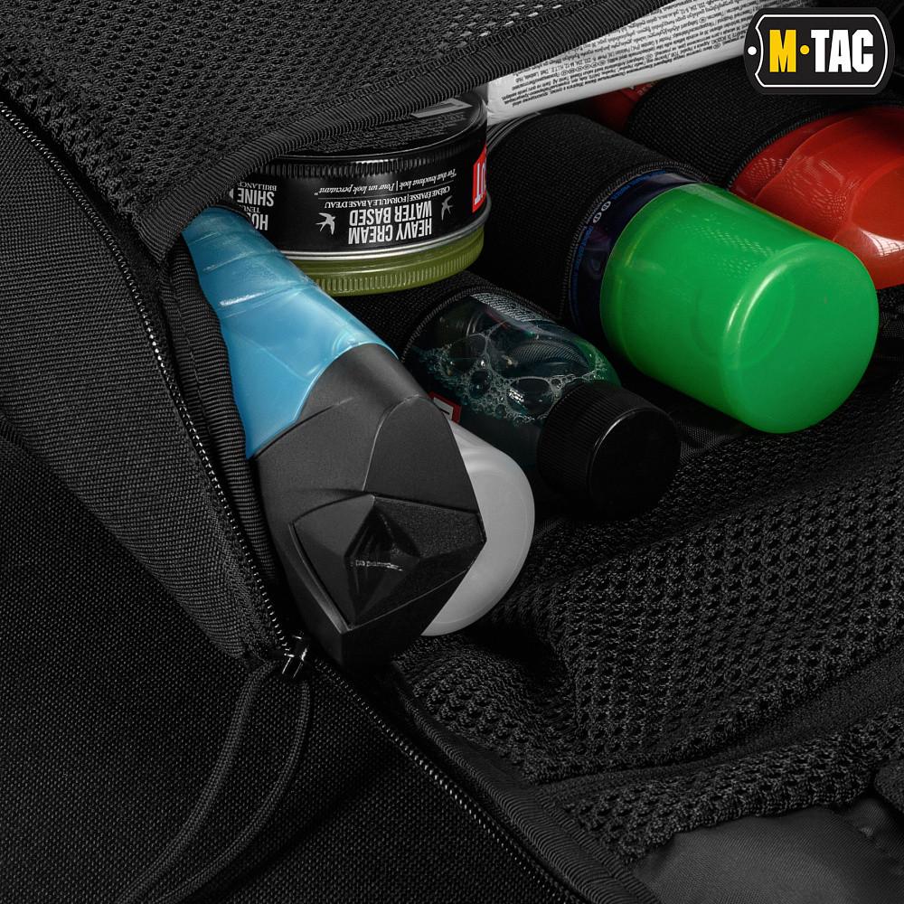 Сумка для туалетного приладдя армійська M-Tac Black (9150) - фото 8 Сумка для туалетного приладдя армійська M-Tac Black (9150) - фото 8