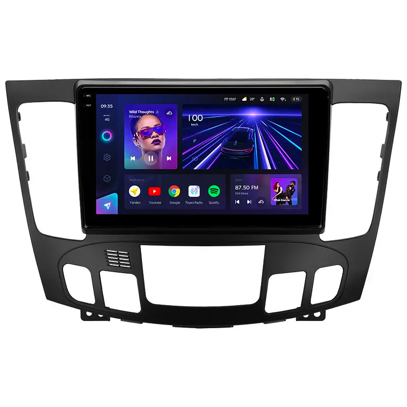 Автомагнитола штатная Teyes CC3 2К для Hyundai Sonata NF 2008-2010 Android CC3 2К 6/128G Wi-Fi/4G вариант F2