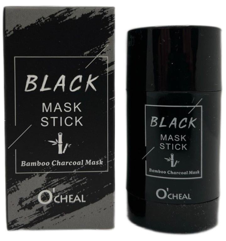 Маска стік для глибокого очищення і звуження пор обличчя O'CHEAL BAMBOO CHARCOAL Stick Mask з органічною глиною 40 г