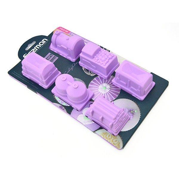 Форма для випічки кексів Fissman Поїзд 30x17 см (6738)