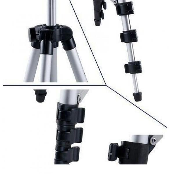 Штатив для телефона и камеры алюминиевый TRIPOD 3110 102 см - фото 6