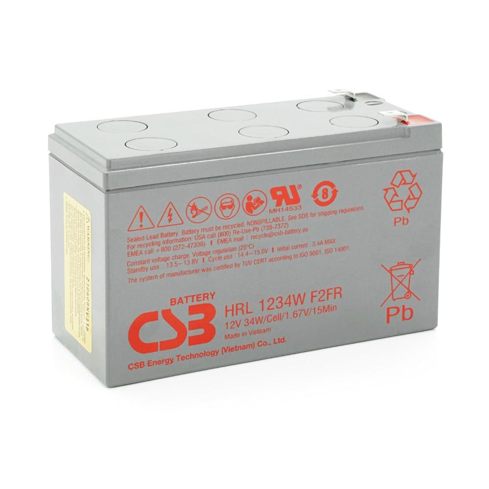 Батарея аккумуляторная CSB HRL1234WF2FR 12V 9Ah