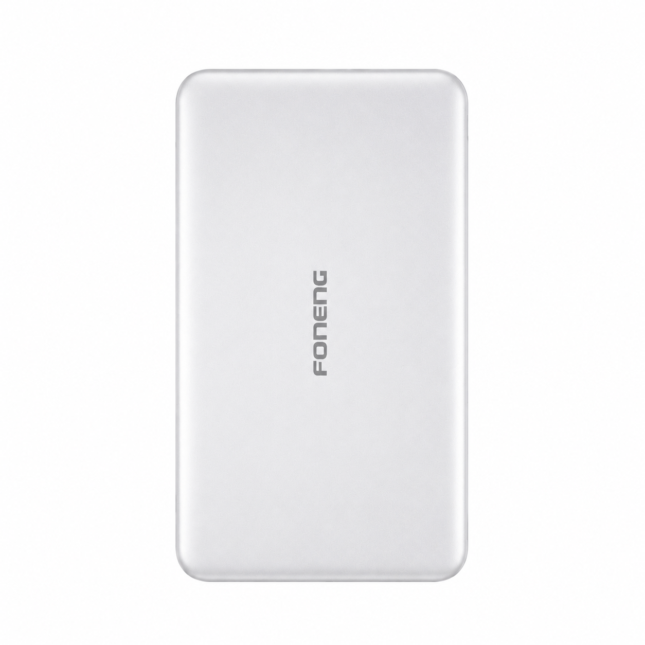 Повербанк Foneng PX155 5000 mAh Ultra-Thin Metal Magnetic Wireless 20W+15W Silver (50001530)