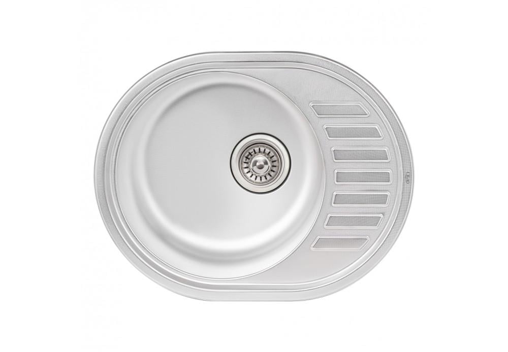 Кухонна мийка Q-tap 5745 0,8 мм Micro Decor (QT5745MICDEC08)