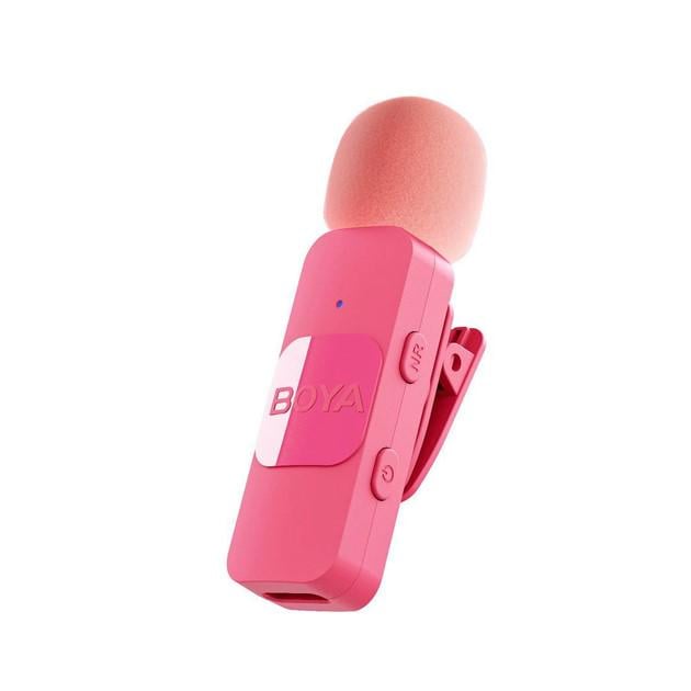 Микрофон петличный Boya BY-V20 Pink USB Type-C для iPhone и Android беспроводной (50023) - фото 2