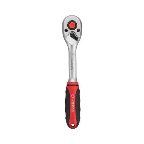 Тріскачка з храповим механізмом Intertool 3/8" 90 зуба (HT-2125) Тріскачка з храповим механізмом Intertool 3/8" 90 зуба (HT-2125)