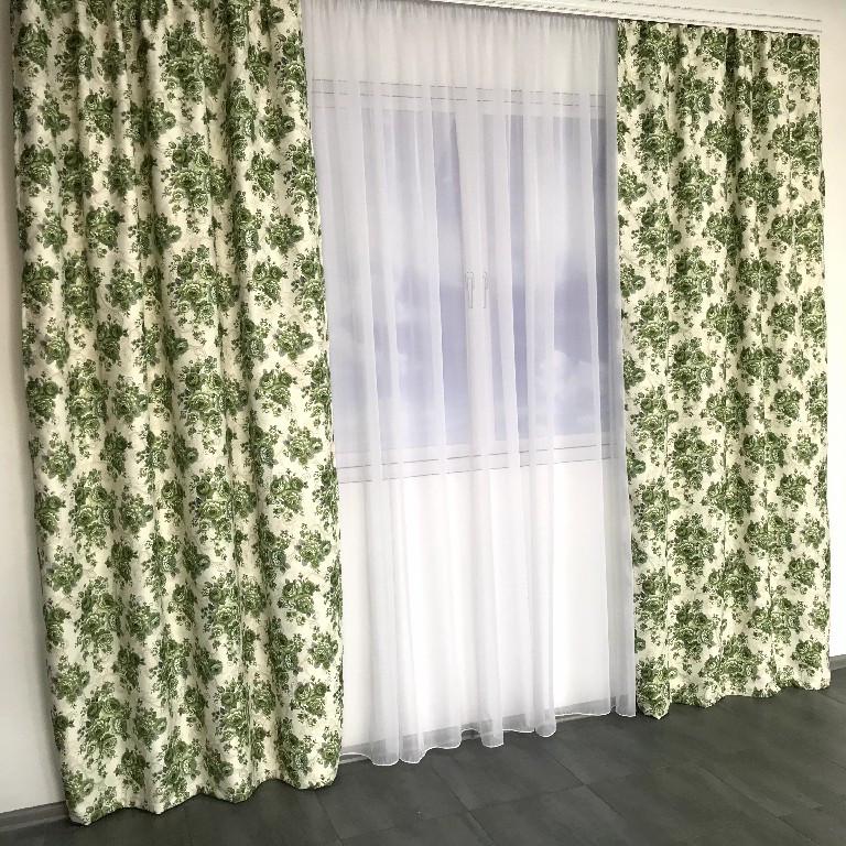 Готові штори ALBO з принтом Прованс 150x270 см 2 шт. Зелений - фото 2 Готові штори ALBO з принтом Прованс 150x270 см 2 шт. Зелений - фото 2