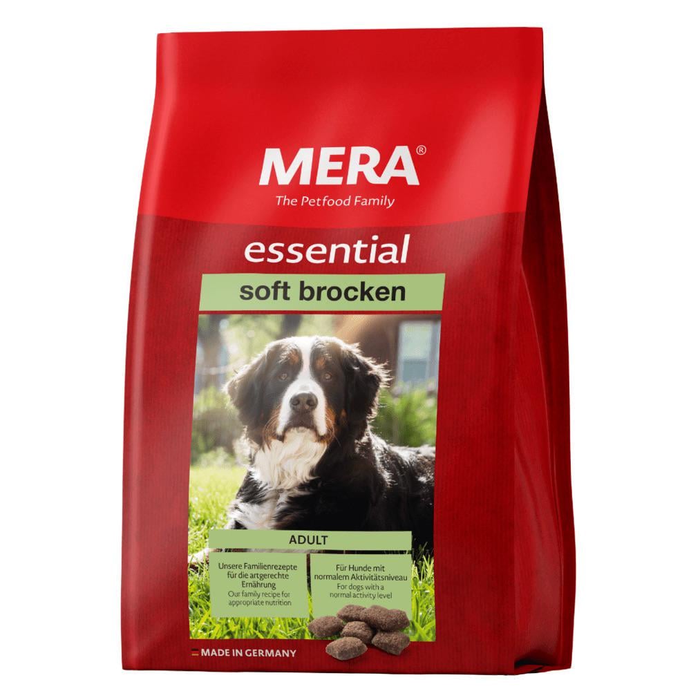 Корм сухой MERA Essential Dog Soft Brocken с полувлажной гранулой для взрослых собак 1 кг (4025877612268)