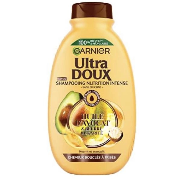 Шампунь поживний для волосся Garnier ULTRA DOUX Авокадо й масло Ши 300 мл (F-100022)
