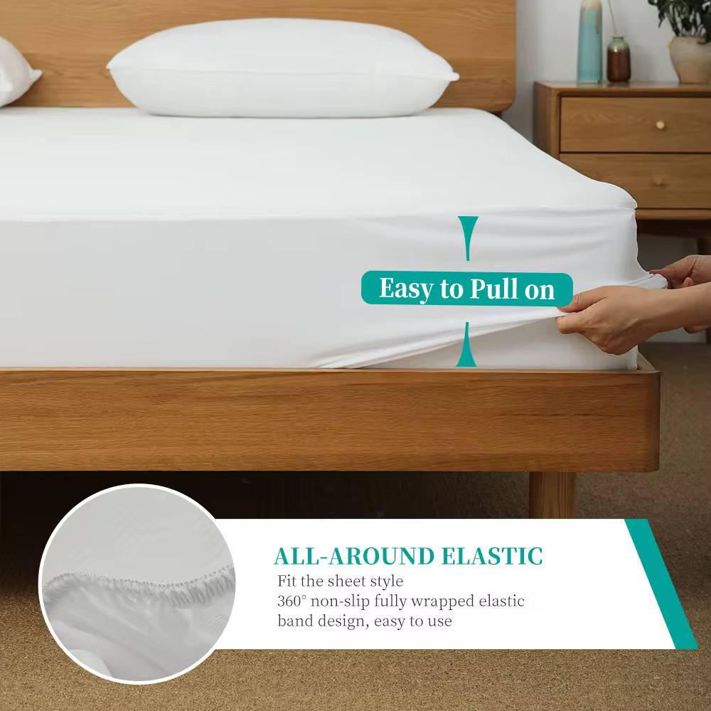 Наматрасник с резинкой по периметру водонепроницаемый 120х200 см (NM004) - фото 5