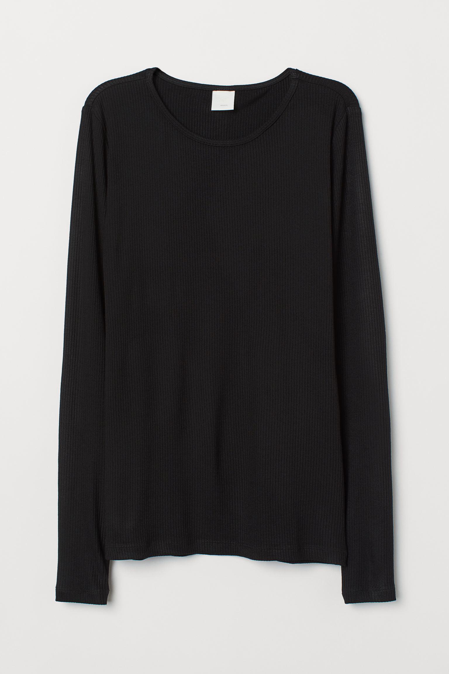 Лонгслив H&M XS Черный (30127080909)