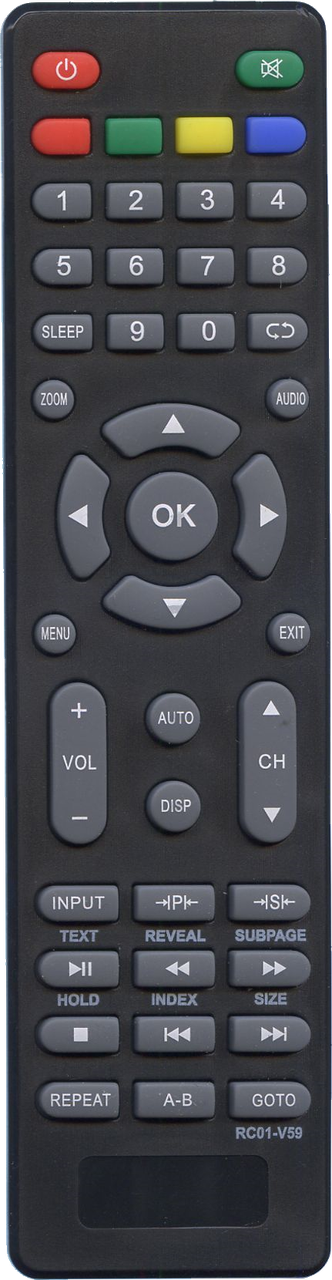 Пульт універсальний для телевізора SUPRA RC01-S512 RC01-V59 (3491)