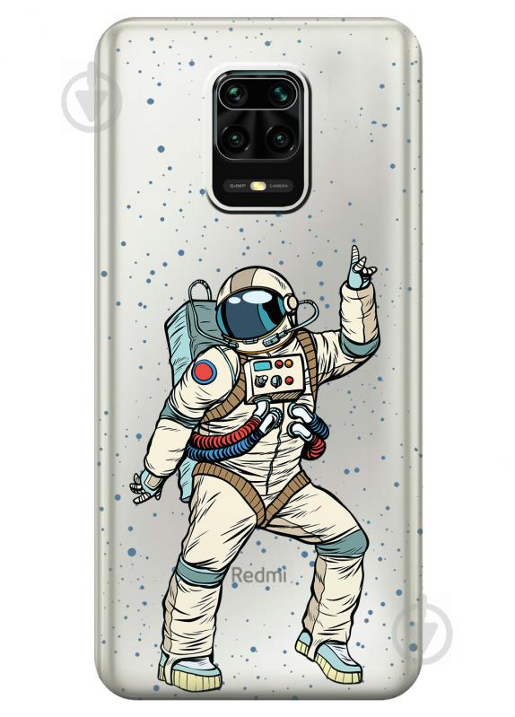Силиконовый чехол iSwag для Xiaomi Redmi Note 9s Веселый космонавт (KS2577) Силиконовый чехол iSwag для Xiaomi Redmi Note 9s Веселый космонавт (KS2577)