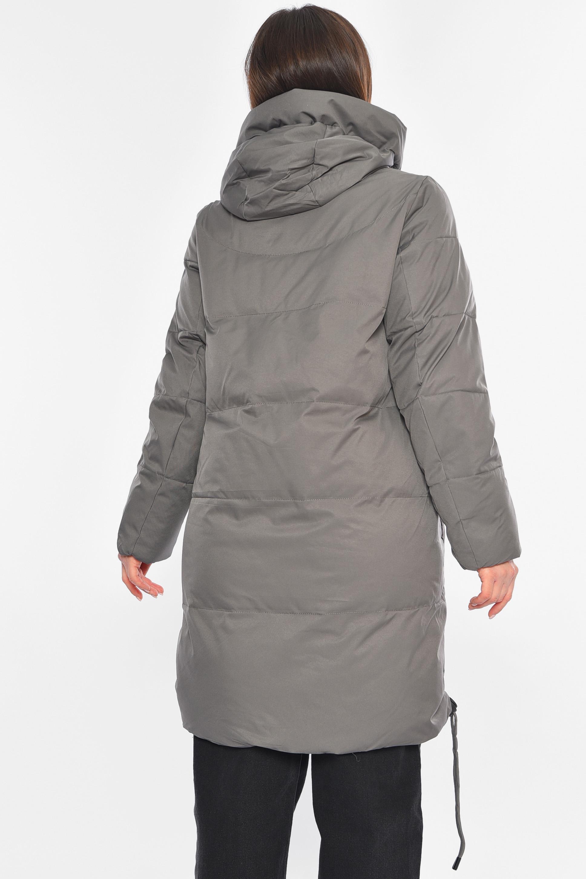 Куртка жіноча зимова 3XL Сірий (194088) - фото 3 Куртка жіноча зимова 3XL Сірий (194088) - фото 3