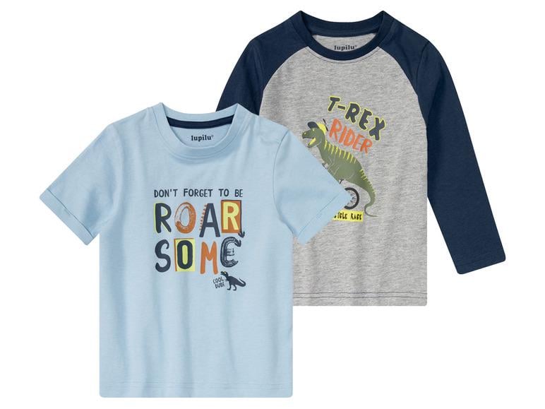 Набор лонгслив и футболка Lupilu для мальчика 110-116 см