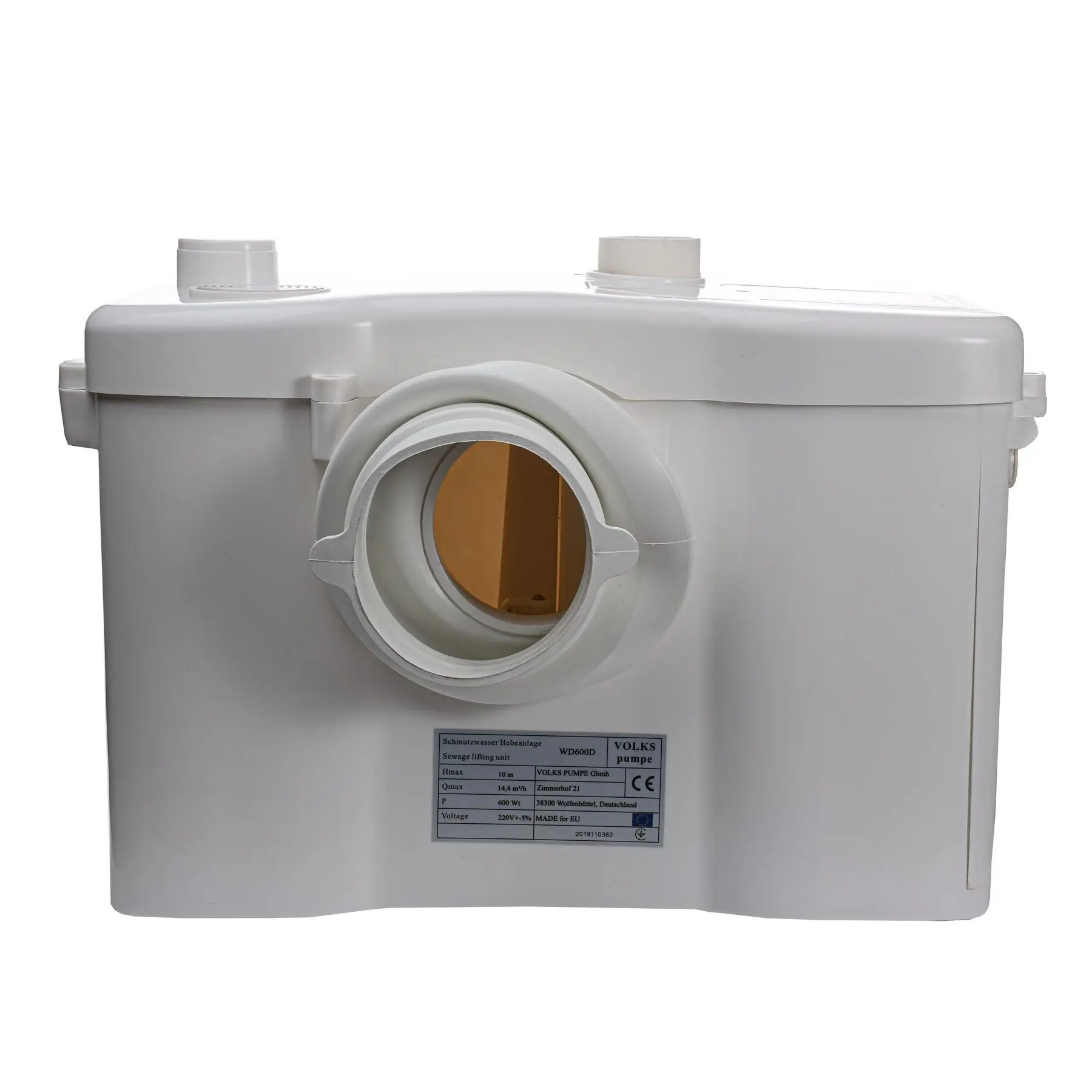 Канализационная установка VOLKS pumpe WC600D WC3 (GSR-000008902) - фото 2