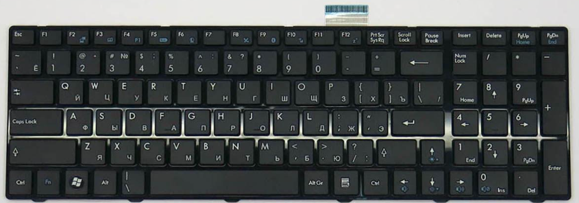 Клавіатура для ноутбука MSI GT683DX GT683DXR (S1N-3ERU211-SA0)