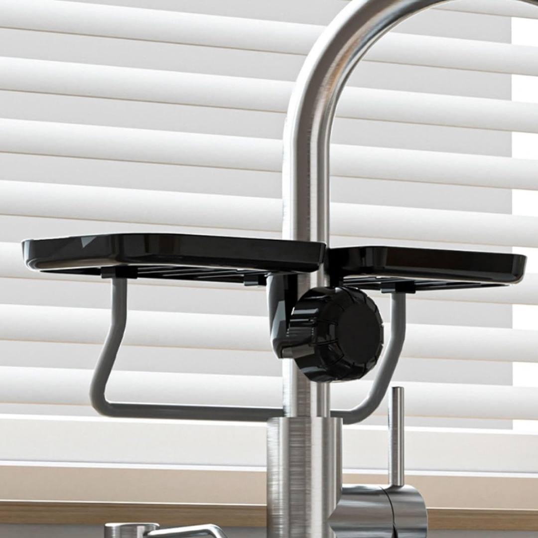 Органайзер для кухни Bodasan держатель для полотенца и губки Черный (2458100202) - фото 4 Органайзер для кухни Bodasan держатель для полотенца и губки Черный (2458100202) - фото 4