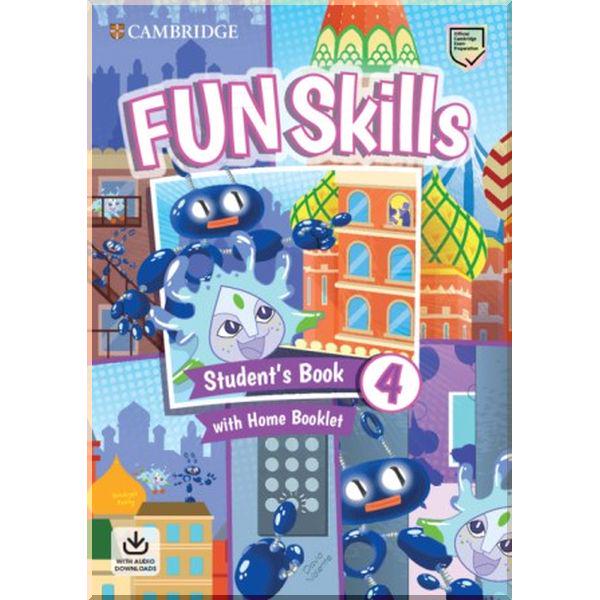 Книга David Valente/Bridget Kelly "Fun Skills 4 Student's Book with Home Booklet and Downloadable Audio" (ISBN:9781108563710)