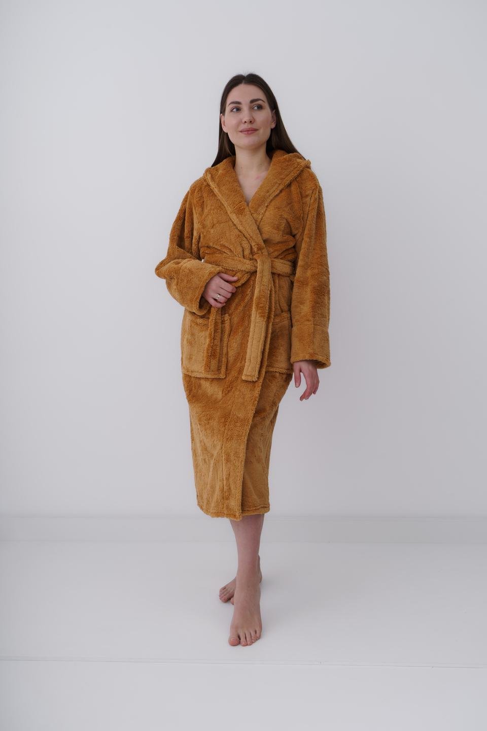 Халат жіночий UT Store HT01 XL Кавовий