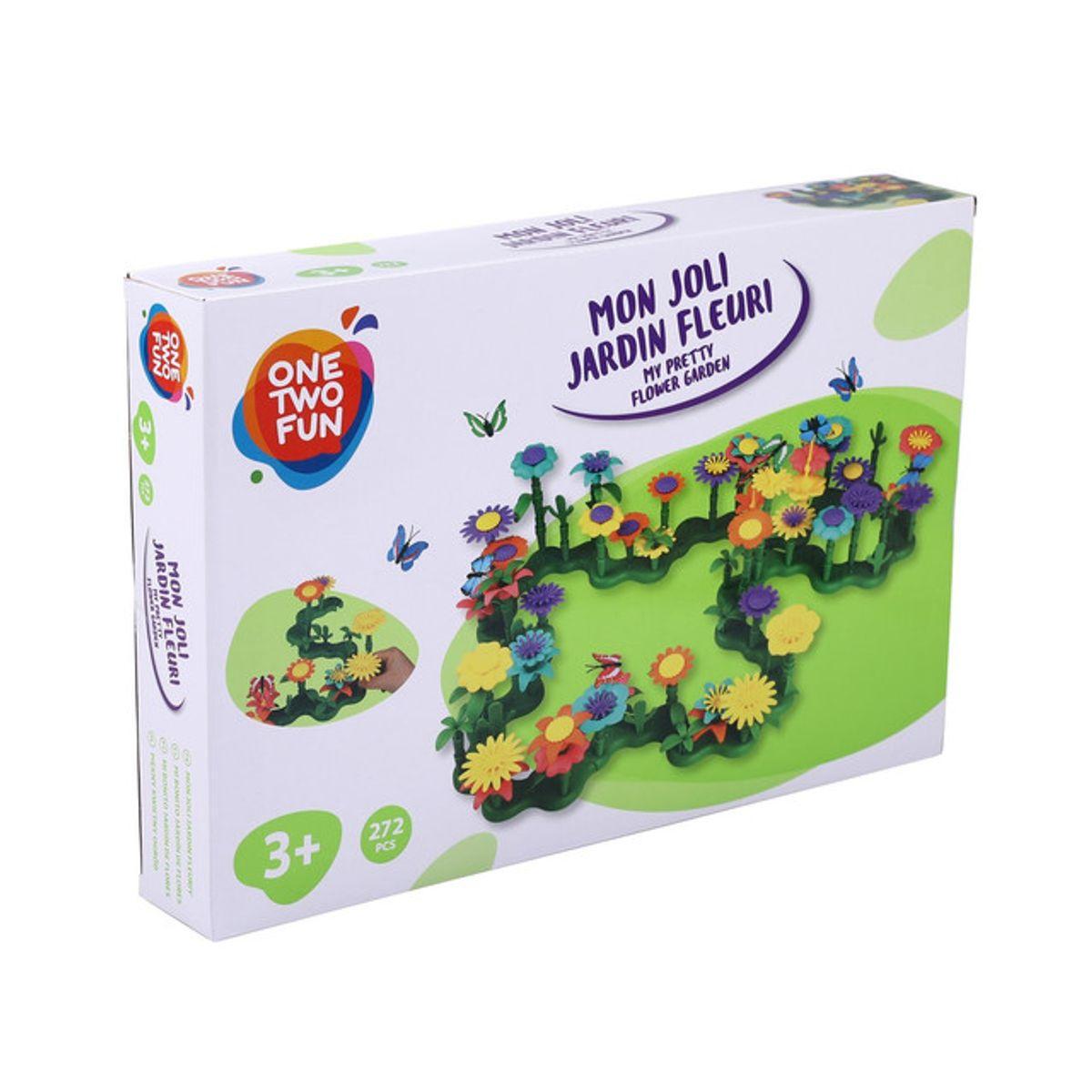 Конструктор для дівчаток Квітковий сад Garden 272 деталі One Two Fun (922559) - фото 4 Конструктор для дівчаток Квітковий сад Garden 272 деталі One Two Fun (922559) - фото 4